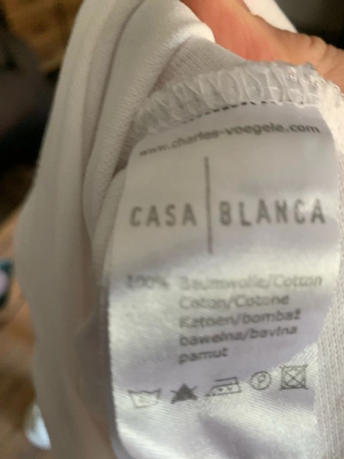 Polo blanc sans bouton - photo numéro 5