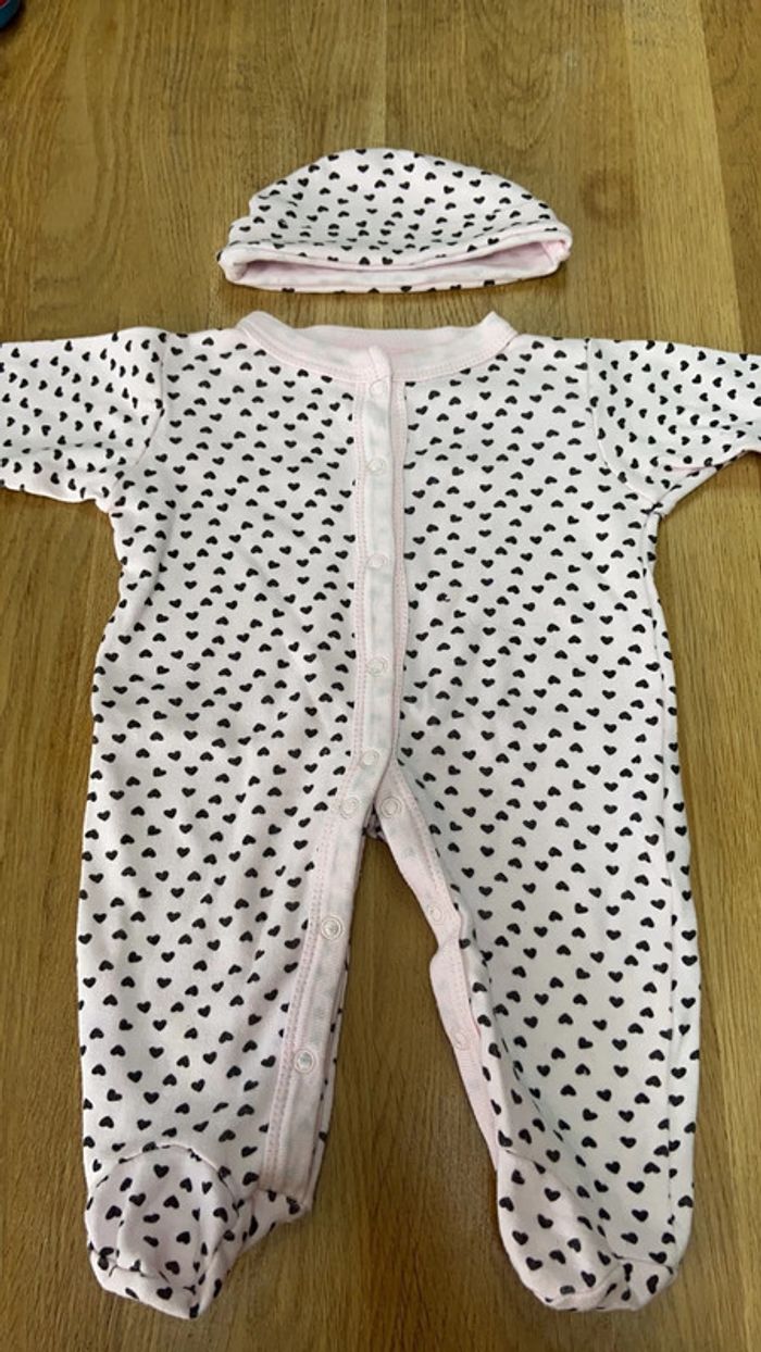 Grenouillère + bonnet