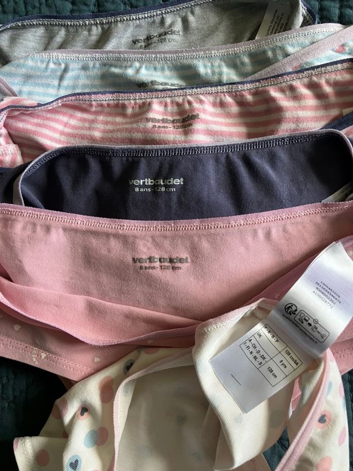 Lot 6 shorty fille taille 8 ans Vertbaudet - photo numéro 6