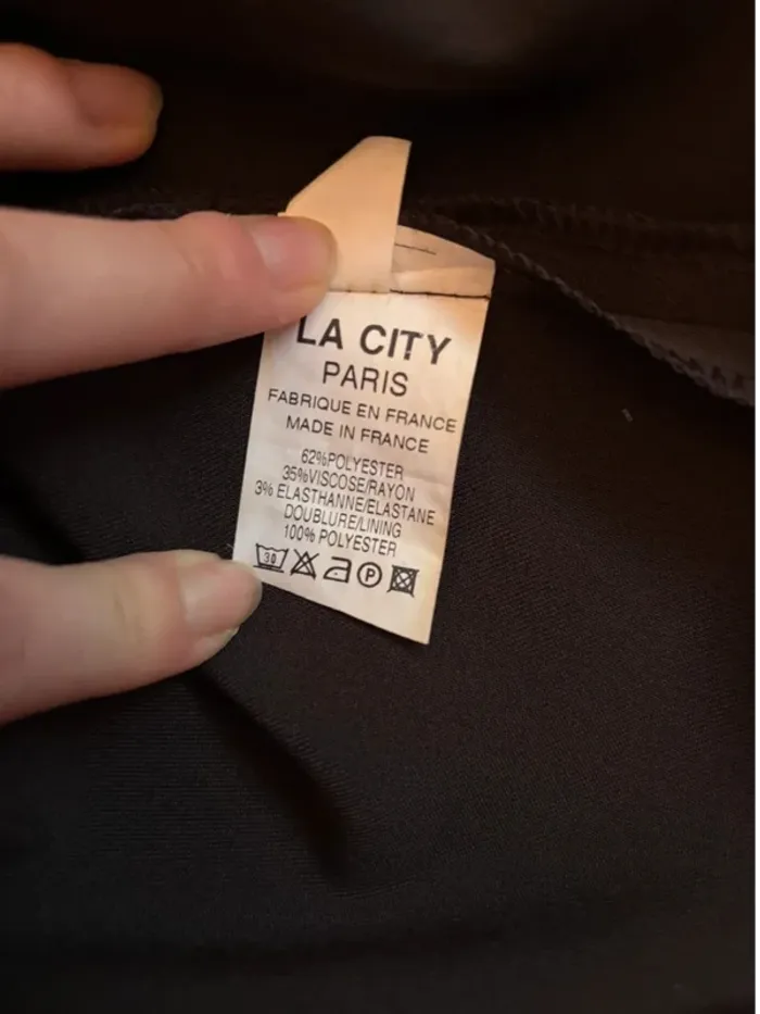 Robe droite marron T38 - photo numéro 5