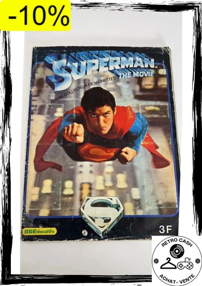 Superman The Movie - album collecteur de vignettes complet - ageducatifs - style PANINI - photo numéro 20
