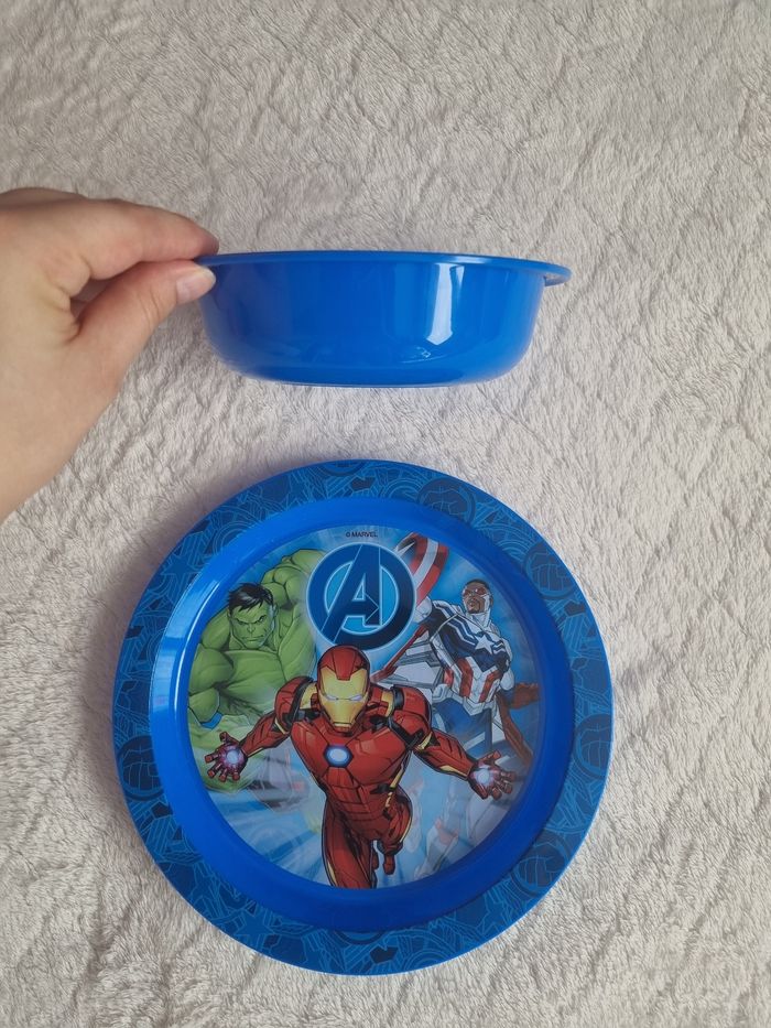 Assiette et bol marvel - photo numéro 2