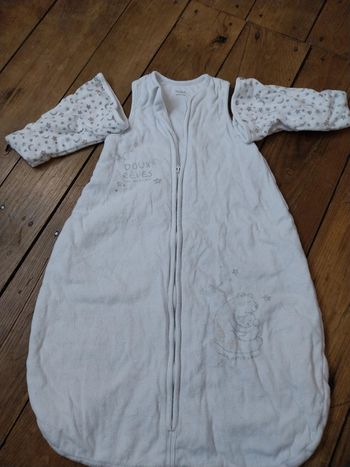 Gigoteuse avec manches hiver 6-24mois