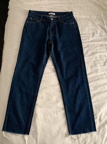 Jeans mom coupe droite