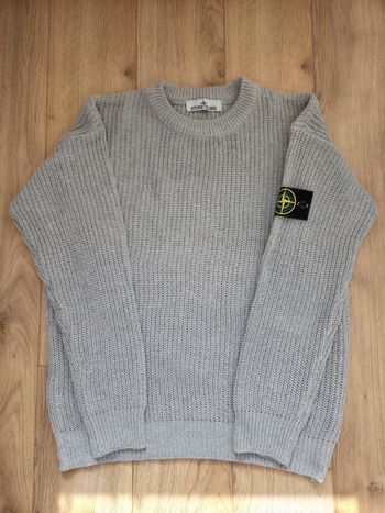 🔥 Pull Stone Island gris clair 🔥