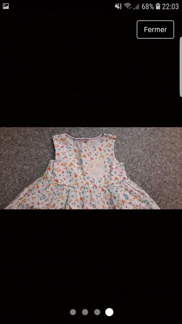 Robe 👗 neuve taille comme un 18/24 mois 
Marque Early day - photo numéro 4