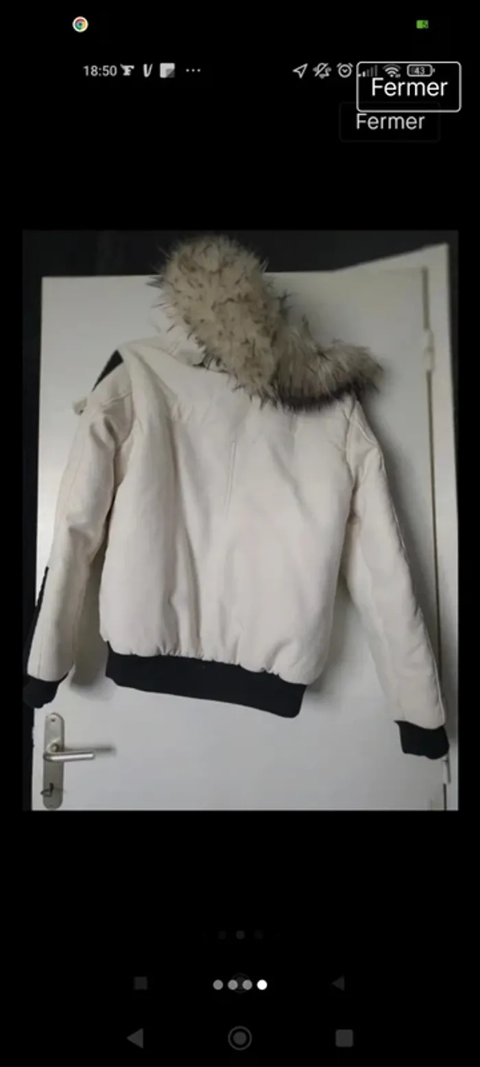 Veste blanche project taille 40 - photo numéro 4