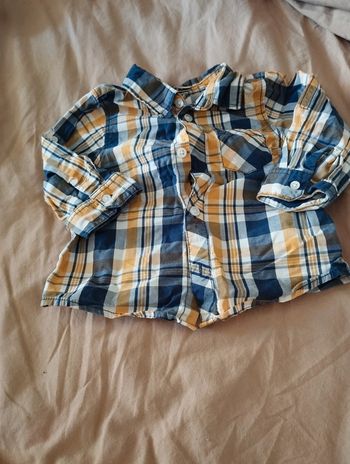 Chemise manches longues 12 mois