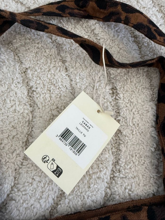 Cabas leopard balzac paris avec pochette cadeau - photo numéro 3