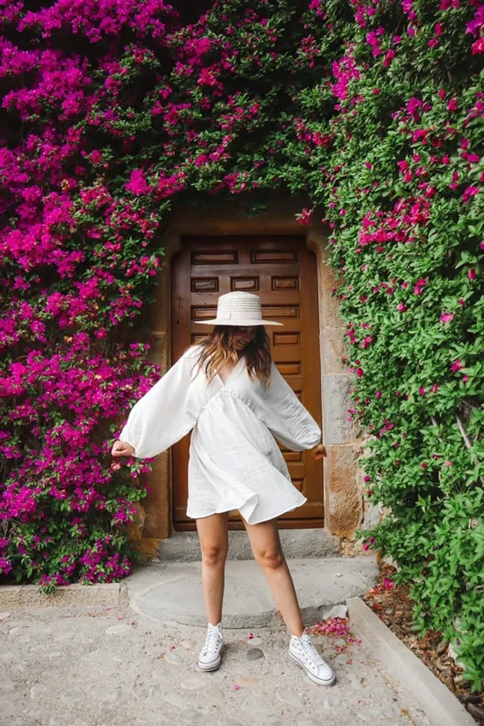 Robe manches longues bouffantes H&M