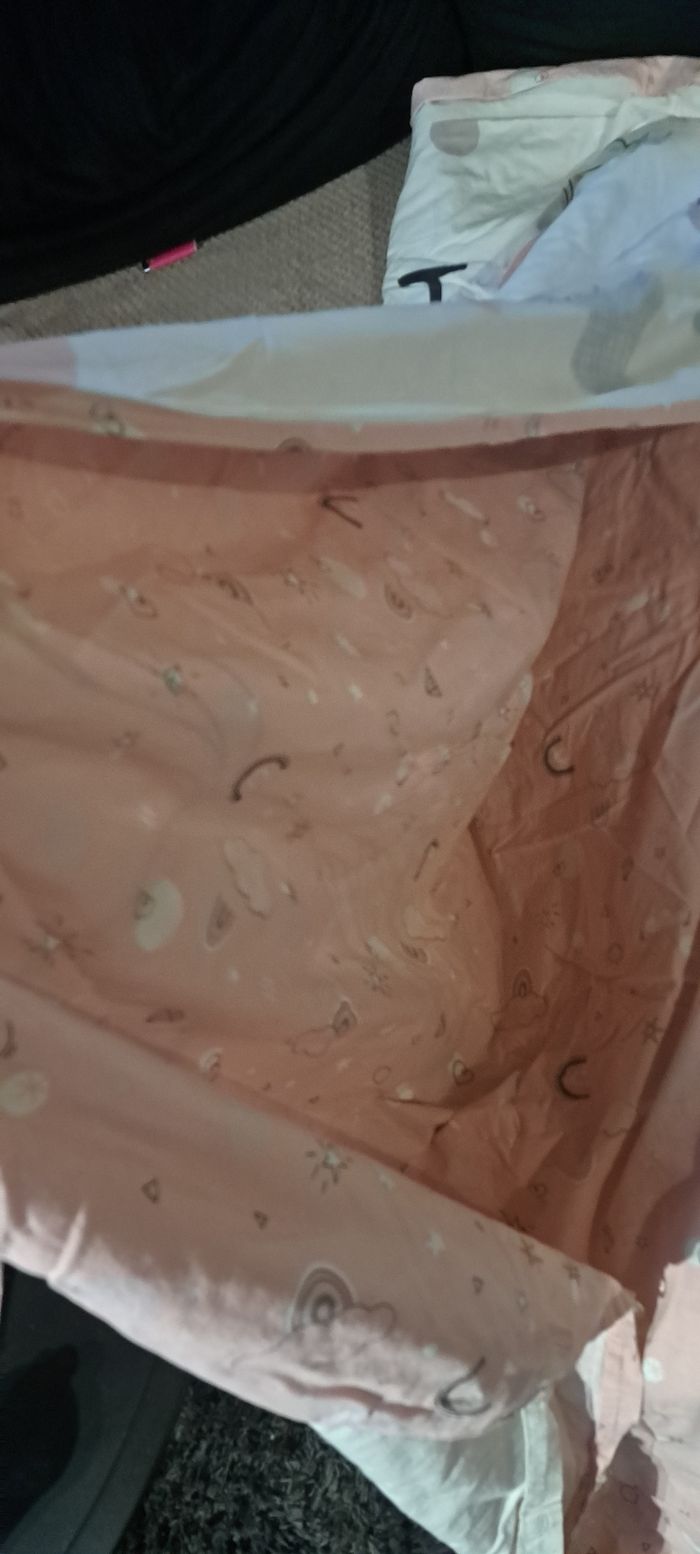 Housse de couette et taie fille licorne 1 personne - photo numéro 3