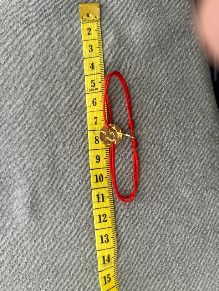 Bracelet cordon rouge - photo numéro 4