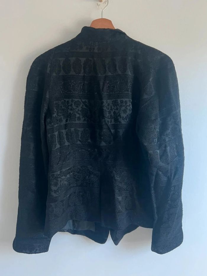 Veste blazer brodée - photo numéro 2