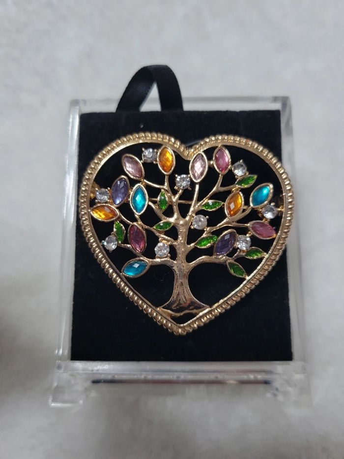 Arbre de vie coeur multicolores