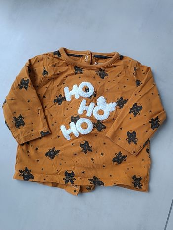 Tee-shirt manches longues "ho ho ho"