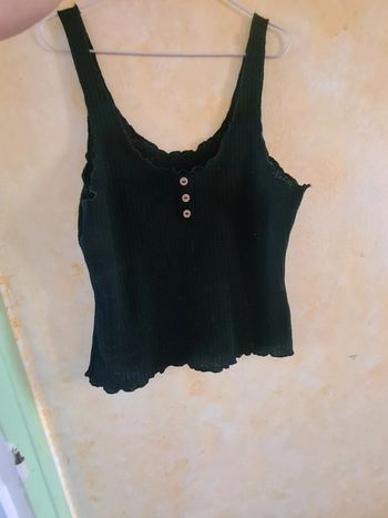 Haut noir fine bretelle