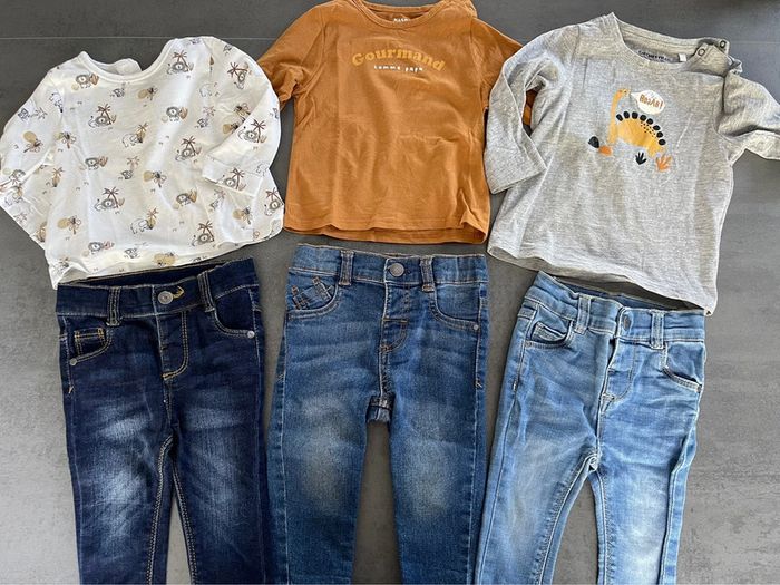 Lot de 3 hauts et 3 pantalons