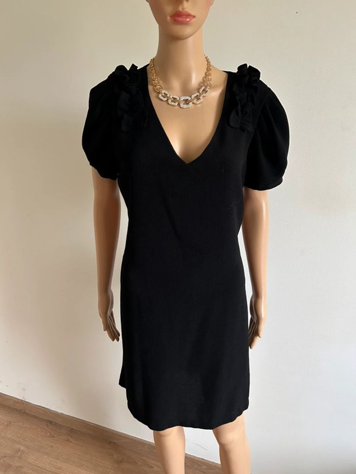 Robe noire à manches courtes Morgan taille 40 excellent état