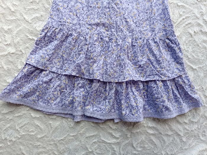 Robe sans manche Fille 23 mois Fleurs Natalys 100% coton - photo numéro 4