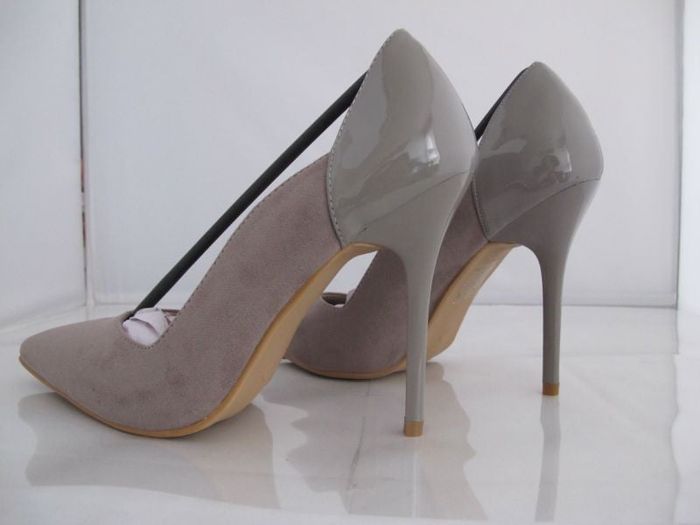 Escarpin T36 – Gris – 11,50 cm - NEUF