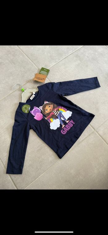Tee shirt manches longues Gabby maison magique 24 mois