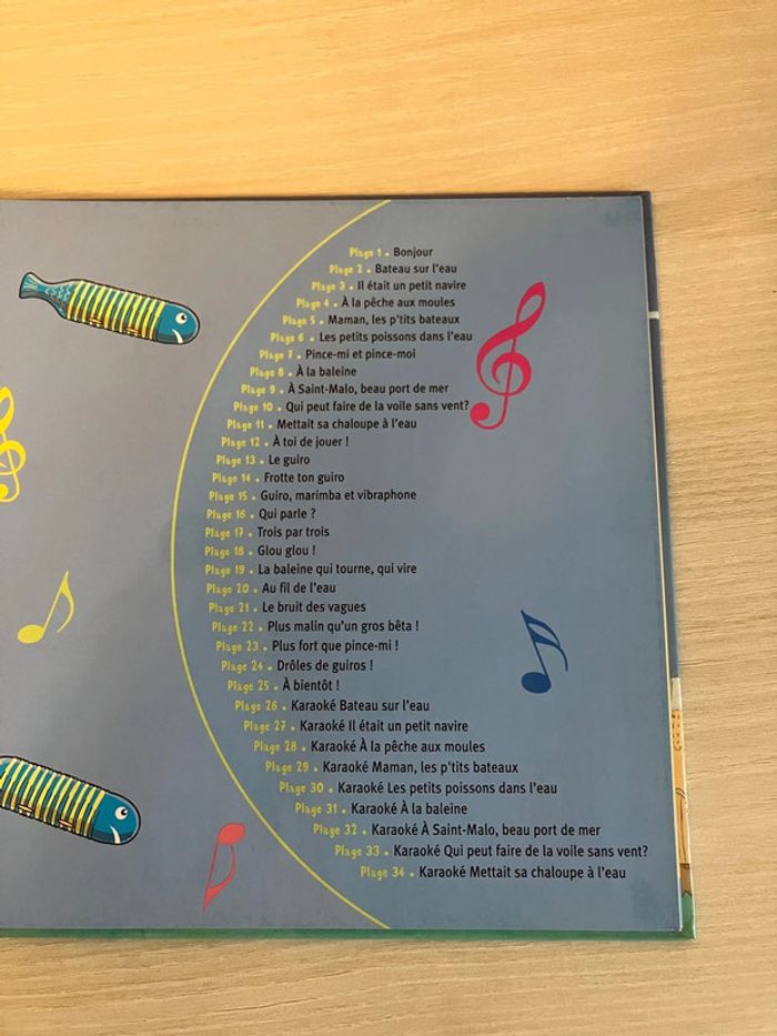 Livre enfant "Je chante et je joue avec mon guiro – très bon état – Atlas Jeunesse – éveil musical - photo numéro 5