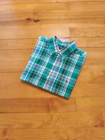 Chemisette Ralph Lauren - Custom Fit - Logo brodé rouge - Vert, noir - Taille XL
