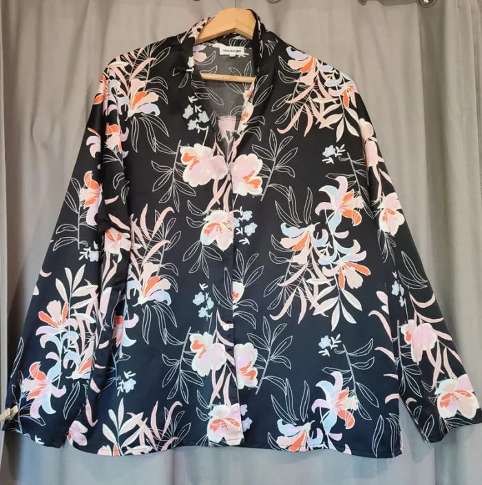 Blouse fluide à motifs 🌸