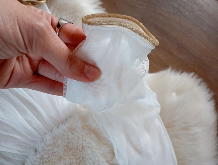 Billieblush 💖 robe cérémonie 4 ans blanc avec gilet a poil - photo numéro 8
