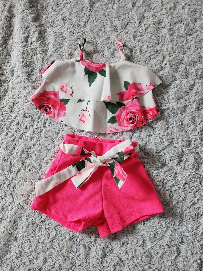Ensemble fille 12 mois
