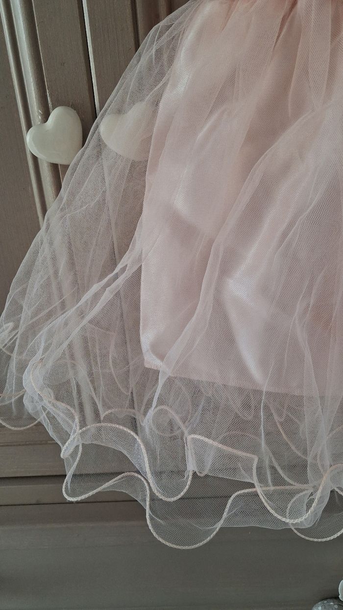 Robe de cérémonie rose et tulle 4 anseta - photo numéro 5