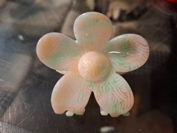 Grande pince pour cheveux en forme de fleur