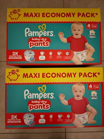 Couches Pampers Taille 4 Neuf