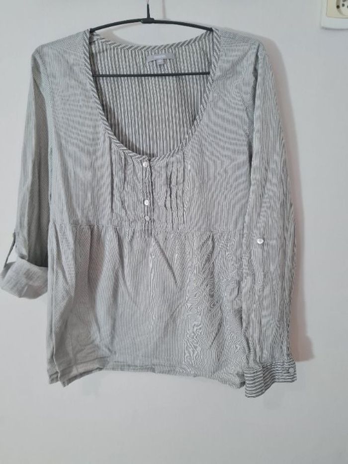 Blouse fines rayures