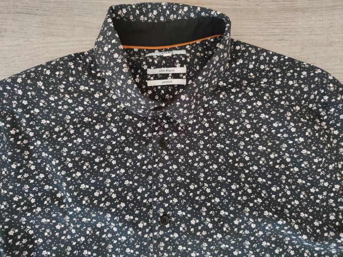 Chemise homme slim stretch taille L - photo numéro 3