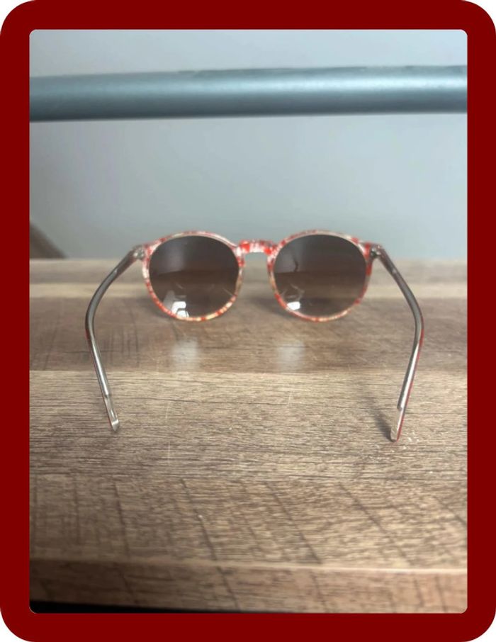 Lunette de soleil playgeel taille unique rouge grisâtre blanc - photo numéro 6