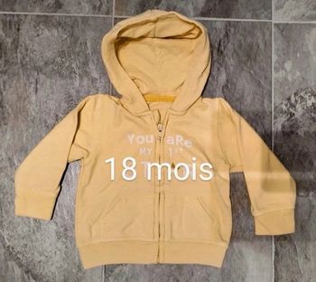 Veste garçon jaune