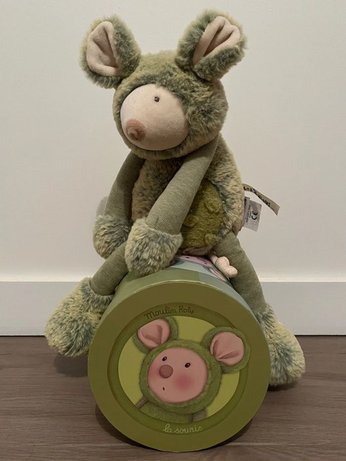 Peluche souris Zouzou 33 cm Les Zazous Moulin Roty - photo numéro 3