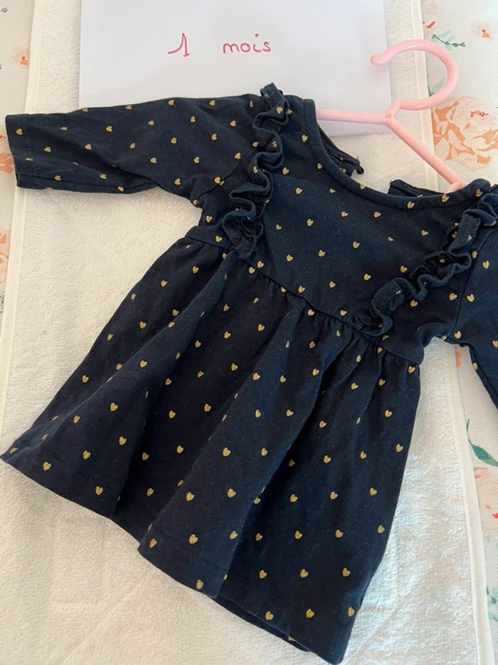 Robe bleu marine 1 mois kiabi