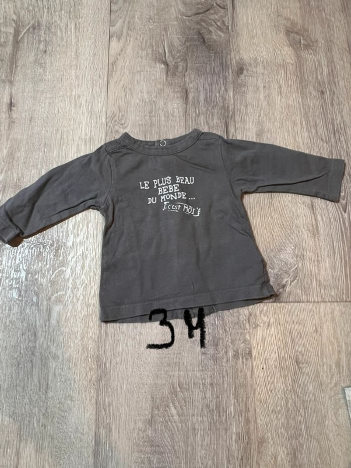 Manche longue marron