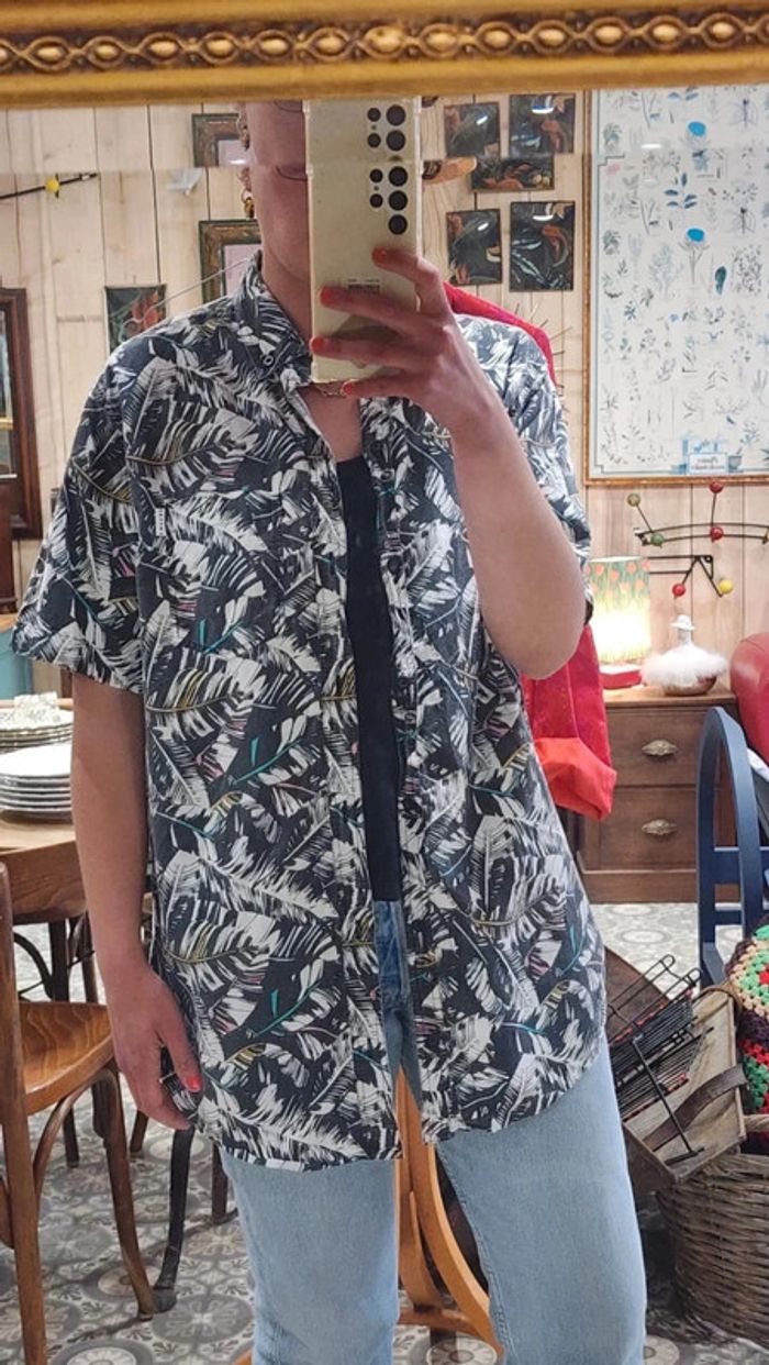 Chemise imprimée unisexe taille L