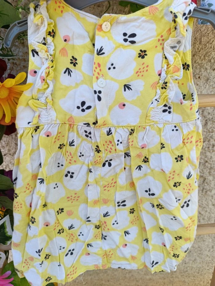 Robe blanche et jaune 12mois : La compagnie des petits - photo numéro 4