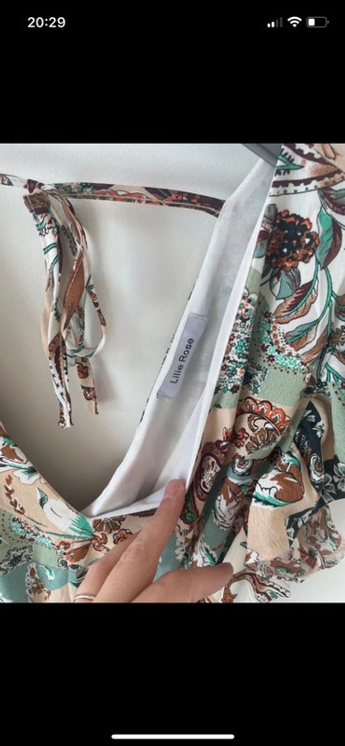 Robe Lilie rose Taille M-L - photo numéro 3