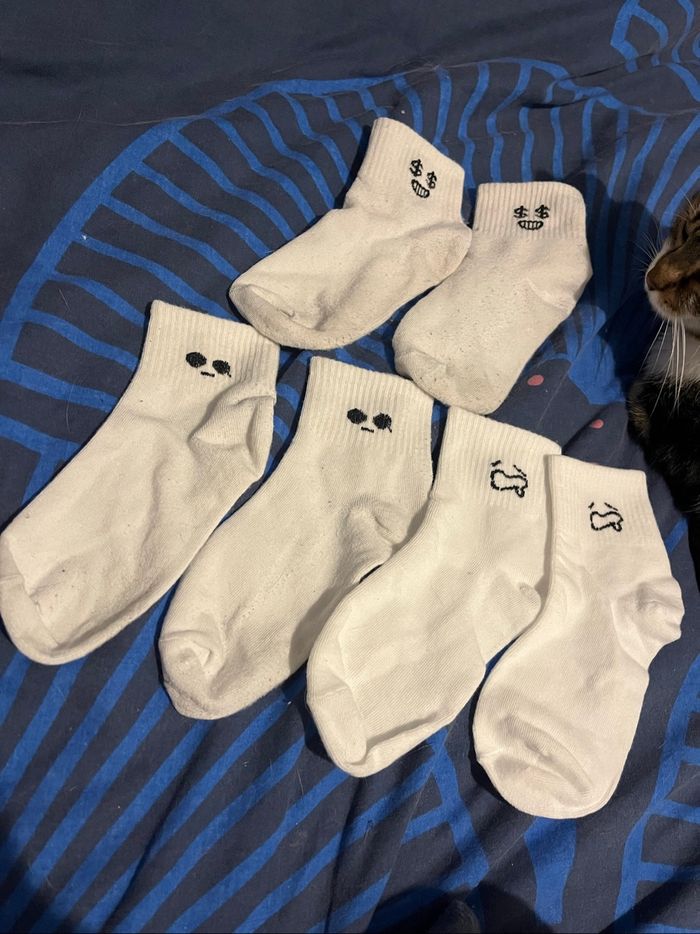 Lot paire de chaussettes smiley - photo numéro 4