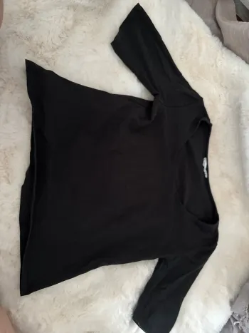 Haut manches courtes noir Mango taille L