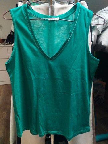 Top vert Gémo taille S