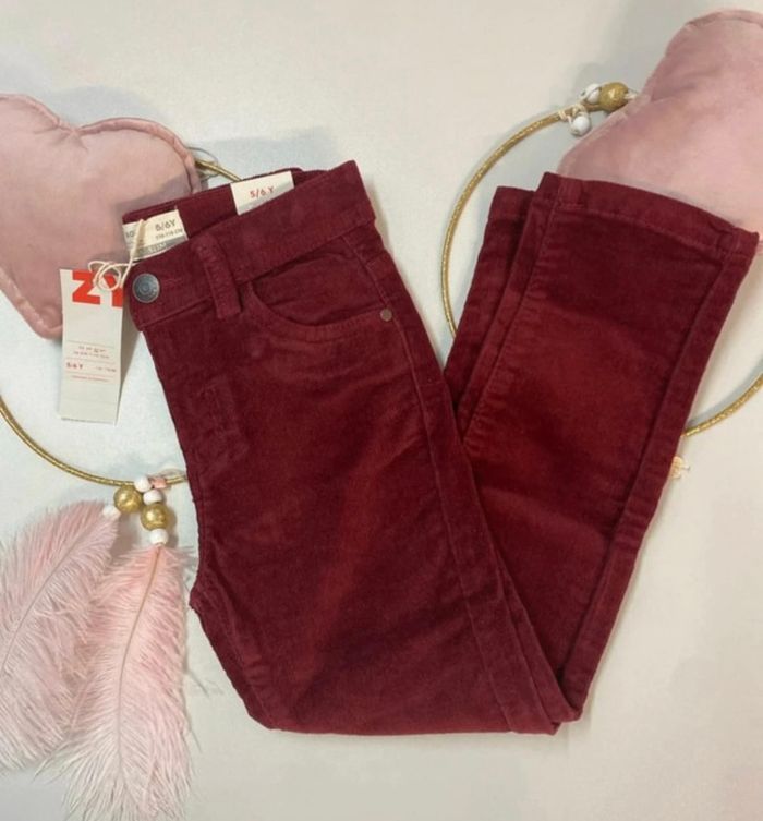 Jeans velours garçon - neuf - Zippy - Taille 5 ans