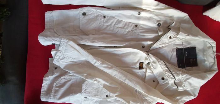 🔥A saisir🔥Veste d'été G Star Blanche XL - photo numéro 3