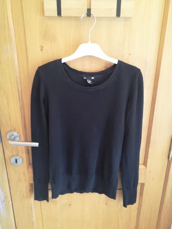 Pull léger H&M en noir Xs
