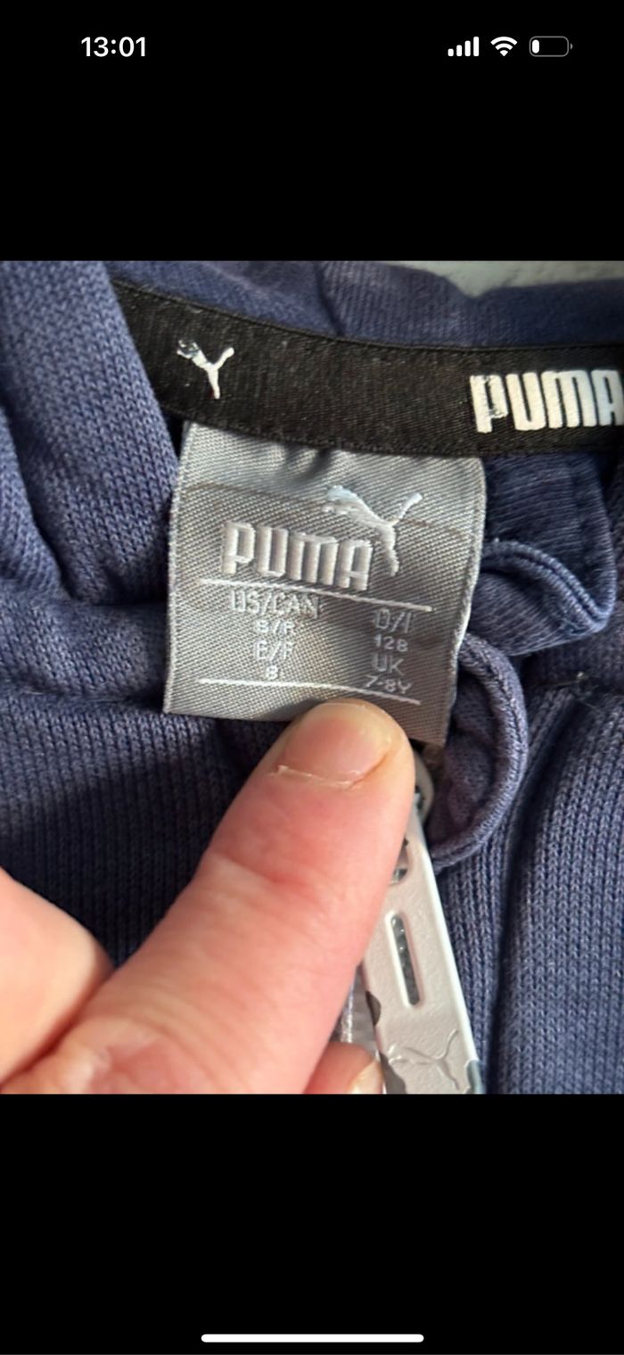 Veste puma taille 8 ans - photo numéro 2
